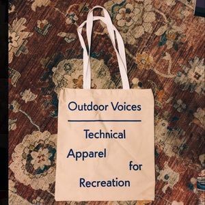 Outdoor Voices Canvas Tote